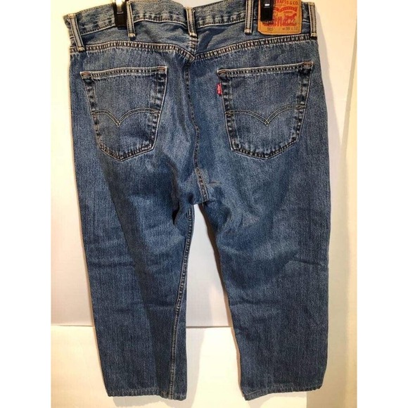 Levis 505 Jeans W38 x L32 Blue Pants Levi Strauss Mens - Picture 2 of 4